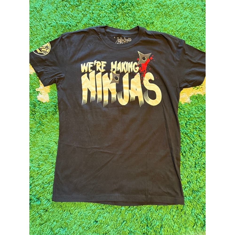 Contract Killer T-Shirt Mens Large Black Excellent We're Making Ninjas MMA Tee